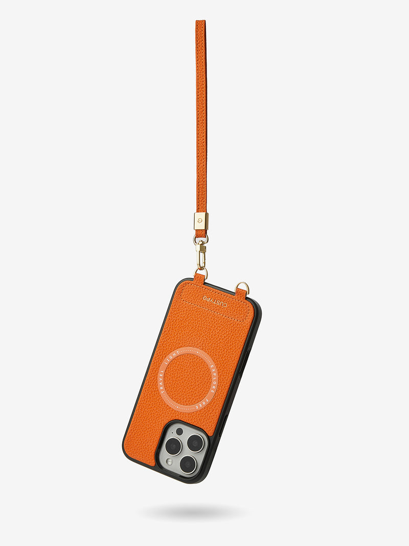 magnetic case phone case with wristlet
