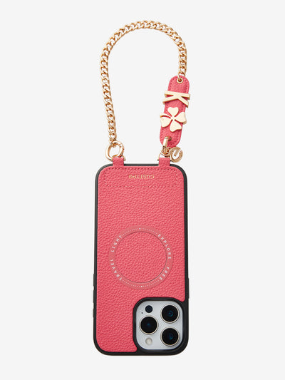 Personalised Phone Case Wristlet- Lychee