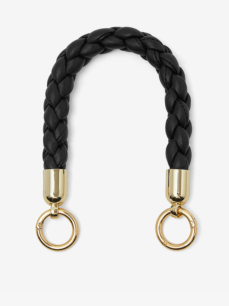 Double Ring Braided Phone Case Wrist Strap-Mobile Phone Accessories-PHONE CASE ACCESSORIES-Beige-Custype