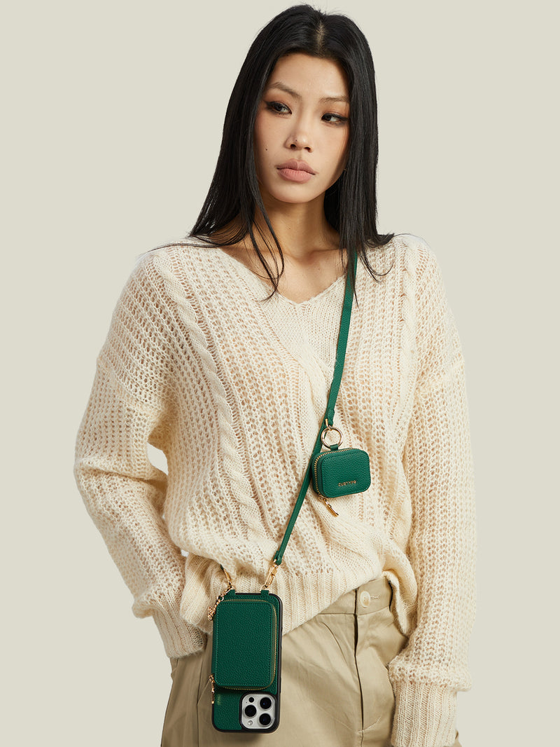 custom cell phone case cell phone purse case with shoulder strap iPhone 16 Pro Max
