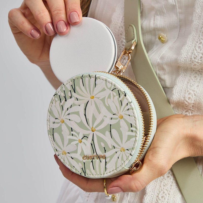 circle coin pouch
