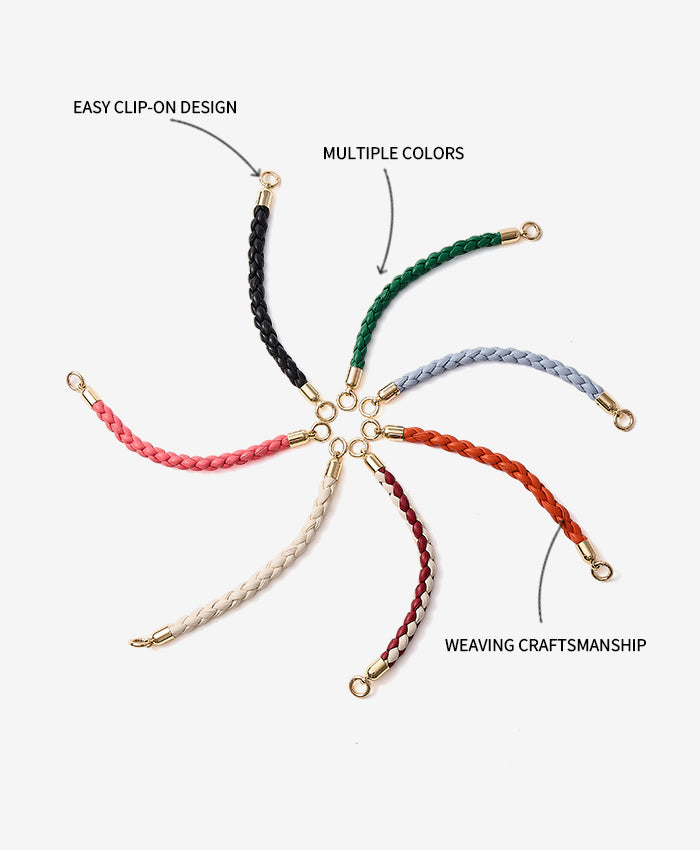 Double Ring Braided Wrist Strap Features