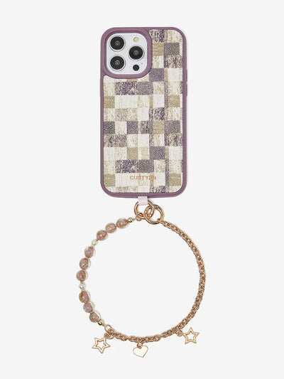 Stunning Phone Case Wrist Strap with Double Ring