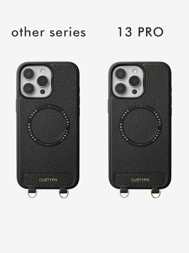 Black vacation phone case