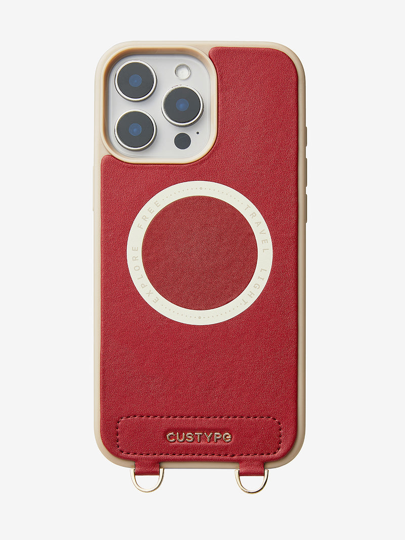 Embroidery Craft Set- Detachable Wireless Charging Crossbody Wallet Phone Case Round Pouch Set-Mobile Phone Cases-DETACHABLE WALLET & ROUND POUCH-Custype