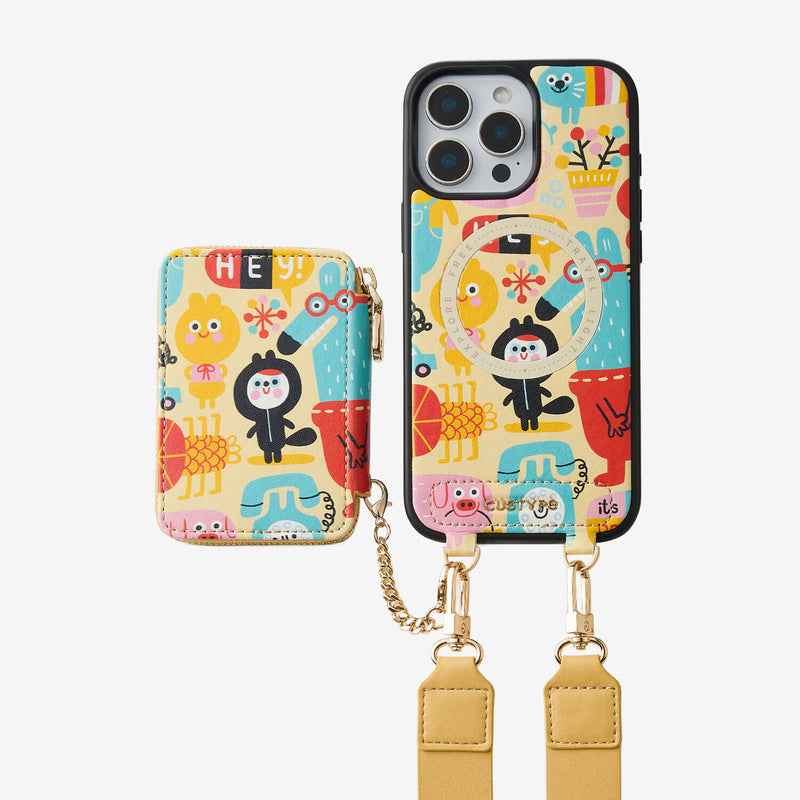 phone case with magnetic wallet