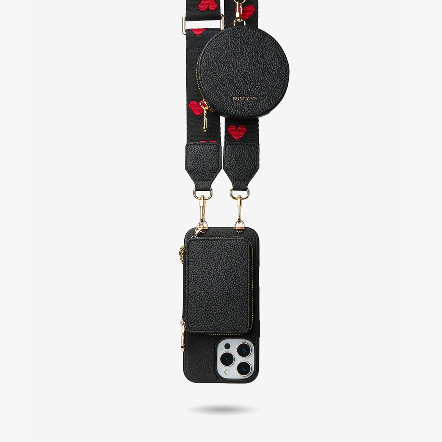 leather iphone case with strap
