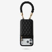 BraidTrend- Rope Style Strap Phone Case in Black-Mobile Phone Cases