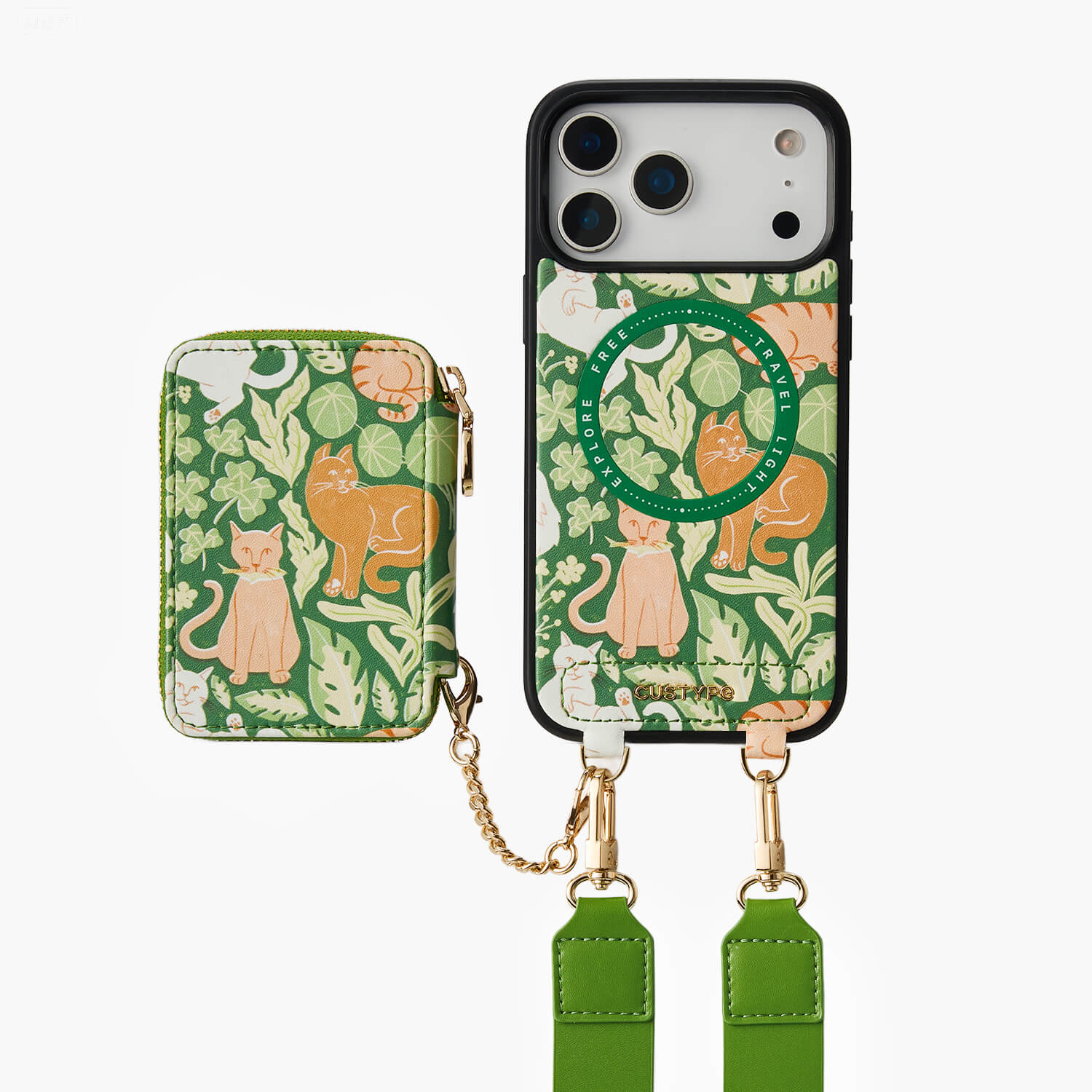 Lydia Ellen- Green Theme Phone Case Set – Custype