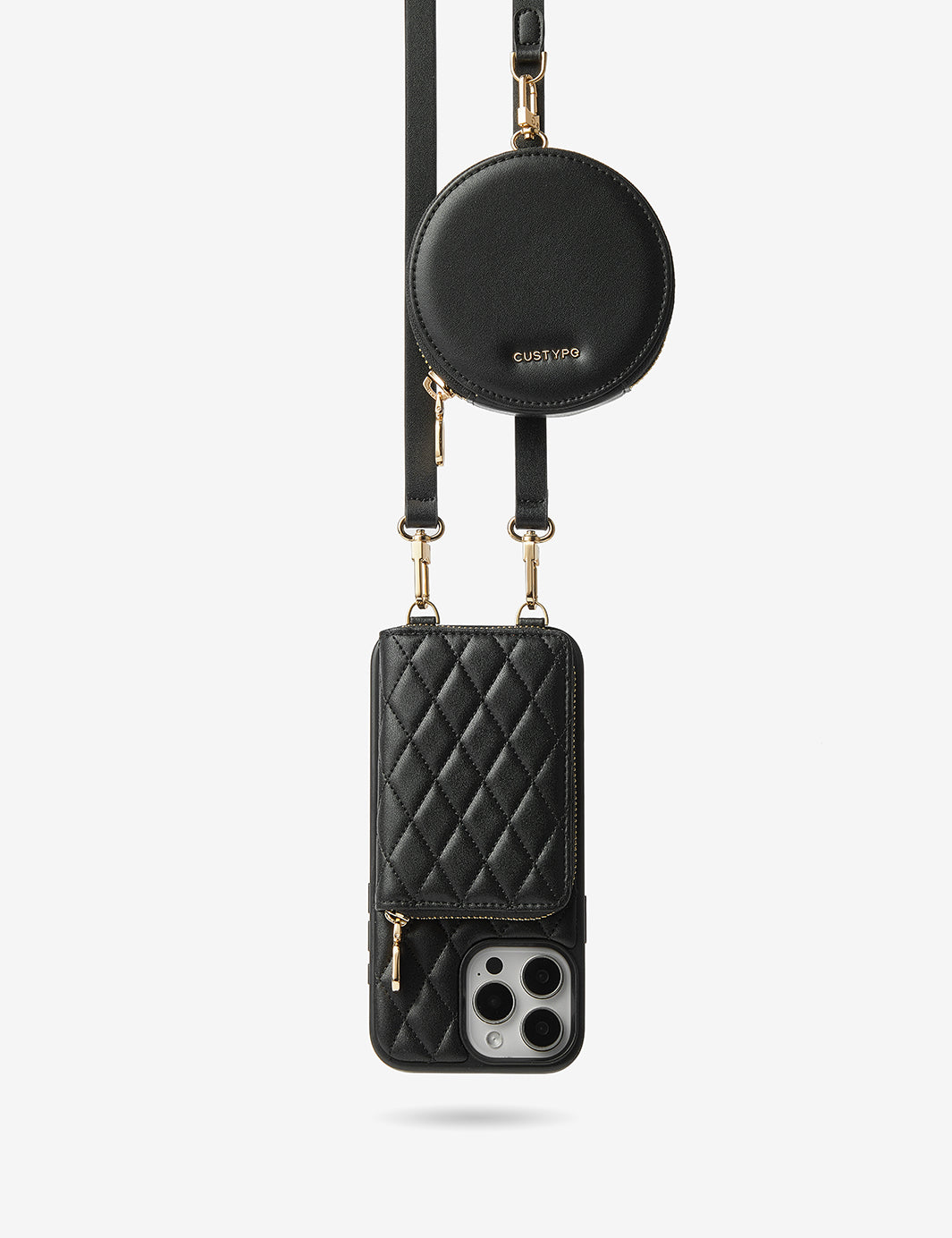 ThreadTrend- Argyle Phone Case Round Pouch Set-Mobile Phone Cases-Custype