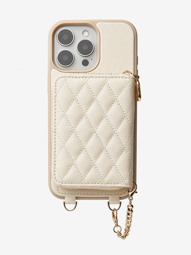 Embroidery Craft Set- Detachable Wireless Charging Crossbody Wallet Phone Case Round Pouch Set-Mobile Phone Cases-DETACHABLE WALLET & ROUND POUCH-Custype