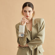 Custype BraidTrend- Rope Style Strap Phone Case in Beige