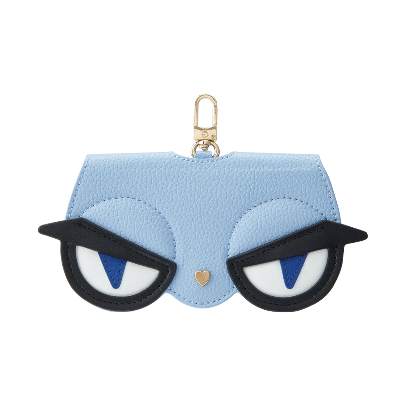 Leather Sunglasses Case Suncover in Blue-Mobile Phone Accessories-PHONE CASE ACCESSORIES-Angry Eyes-Blue-Custype