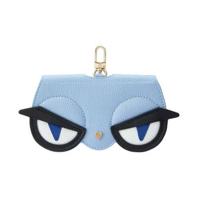 Leather Sunglasses Case Suncover in Blue-Mobile Phone Accessories-PHONE CASE ACCESSORIES-Angry Eyes-Blue-Custype