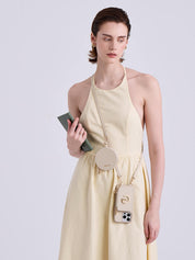 Beige best wallet phone case 