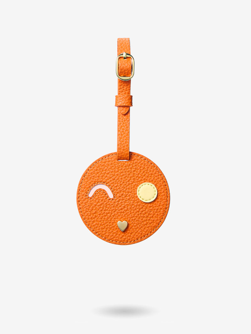 Personalized Luggage Tag-Mobile Phone Accessories-METAL HOOK & MICROFIBER LEATHER-Black-Custype