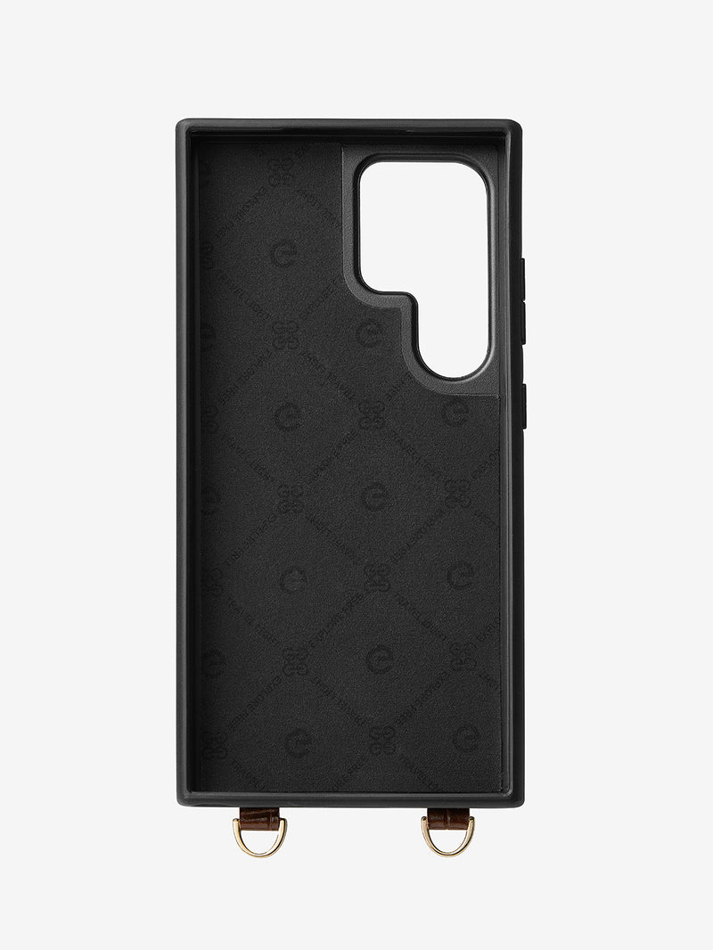 Crocodile Design Set- Samsung Galaxy Protective Magnetic Case-Mobile Phone Cases-PHONE CASE & WIRELESS CHARGING-Brown-Samsung S25 Ultra-Custype