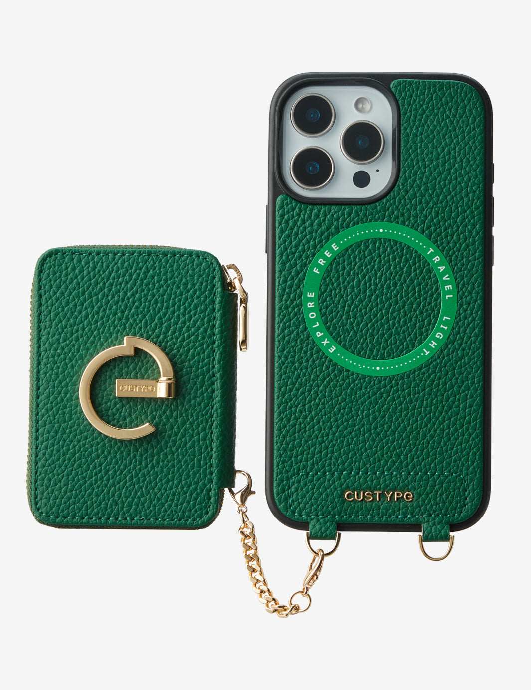 Green pretty phone cases wireless charging case iPhone 15 Pro Max
