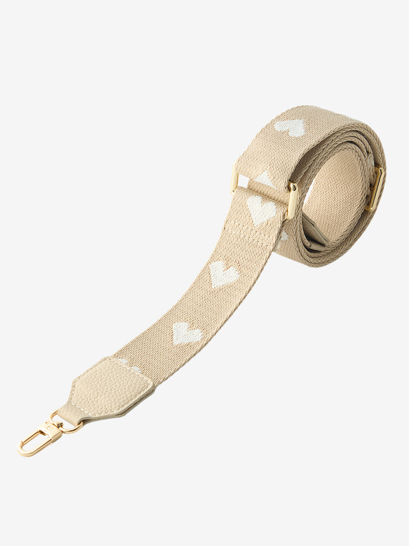 Original Design Set- Adjustable Webbing Crossbody Phone Case Strap-Mobile Phone Accessories-PHONE CASE ACCESSORIES-Black Heart-Custype