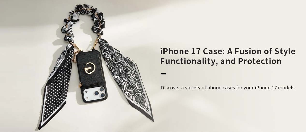 Custype iPhone 17 スマホケース クロスボディストラップ