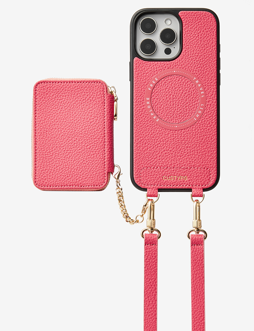 phone case with card holder and strap

