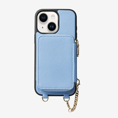 Unique Design Set- Wireless Charging Phone Case With Detachable Wallet-Mobile Phone Cases-DETACHABLE WALLET & WIRELESS CHARGING-Blue-iPhone 15 Plus-Custype