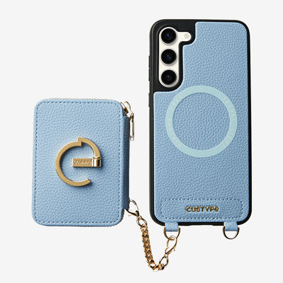 Original Design Set- Samsung Galaxy Wireless Charging Phone Case With Detachable Wallet