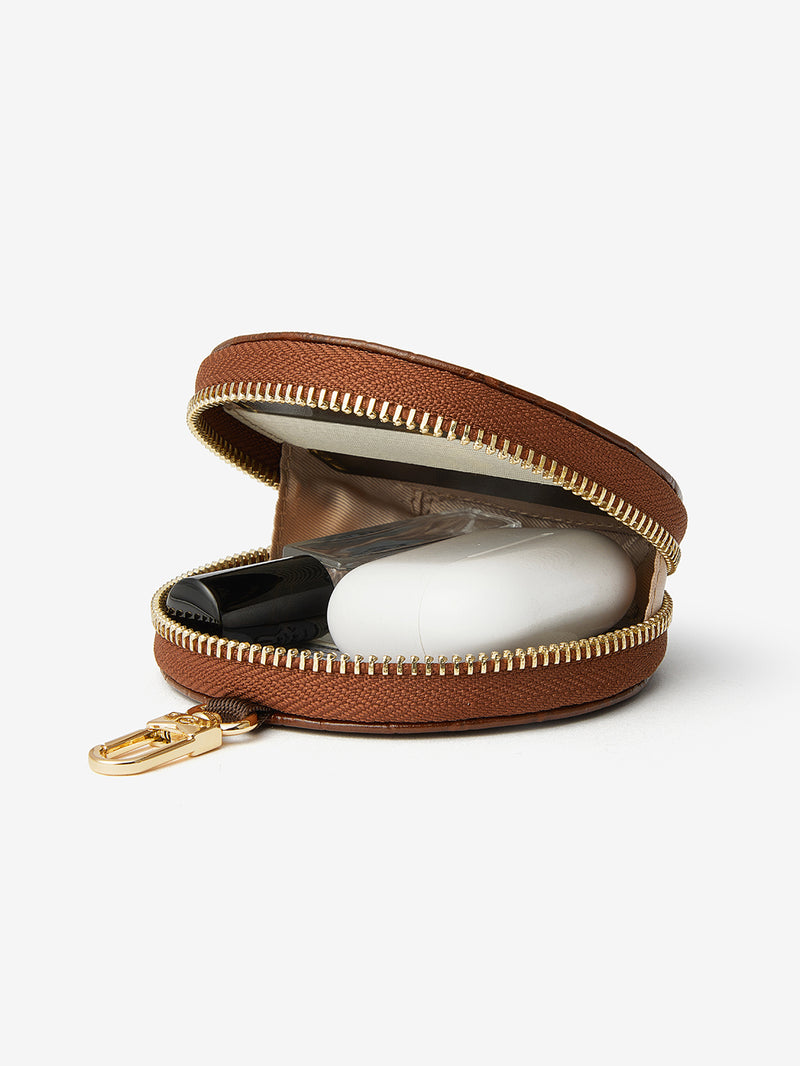 Crocodile Design Set- Classic Round Pouch-Mobile Phone Accessories-AIRPODS & LIPSTICK POUCH-Custype