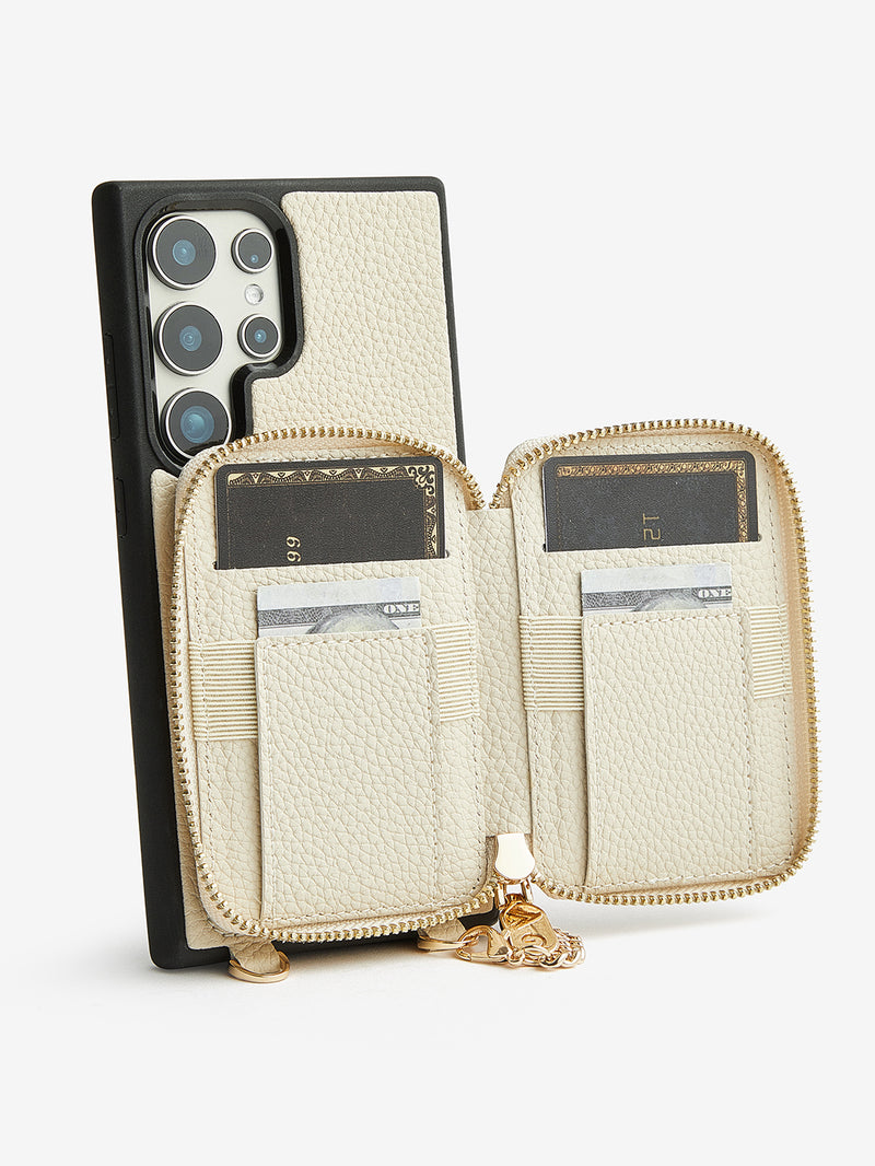 Unique Design Set- Wireless Charging Webbing Crossbody Wallet