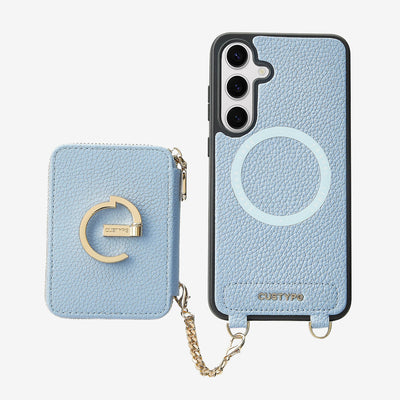 Original Design Set- Samsung Galaxy Wireless Charging Phone Case With Detachable Wallet