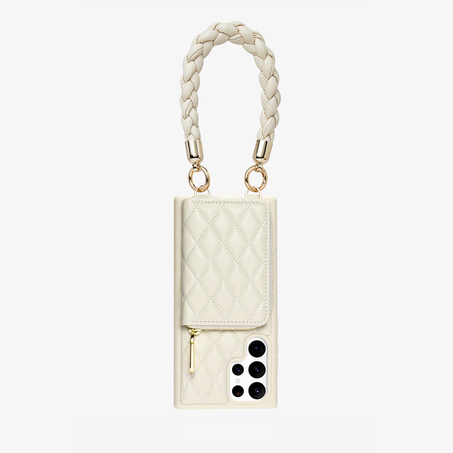 BraidTrend- Samsung Galaxy Rope Style Strap Phone Case in Beige