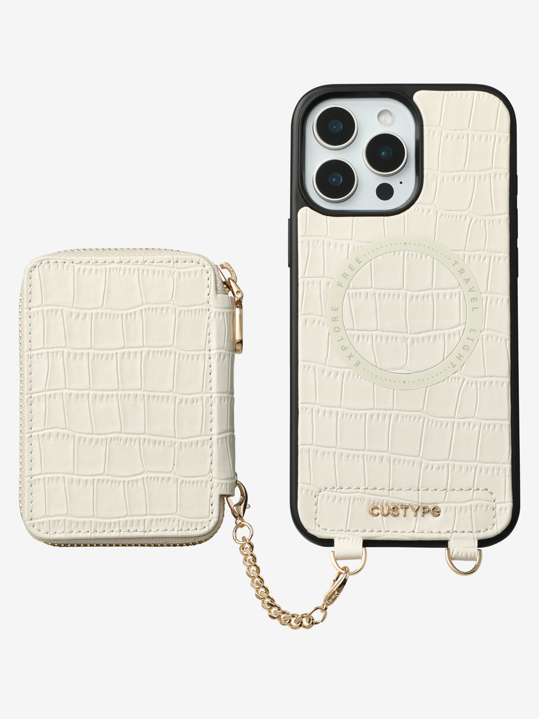 Crocodile Craft Set- Detachable Wireless Charging Wallet Phone Case