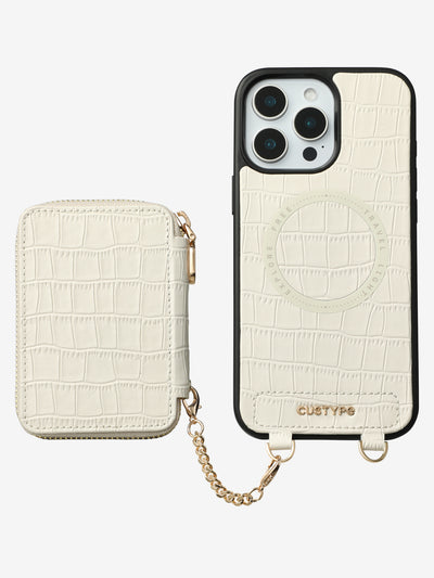 Crocodile Craft Set- Detachable Wireless Charging Wallet Phone Case