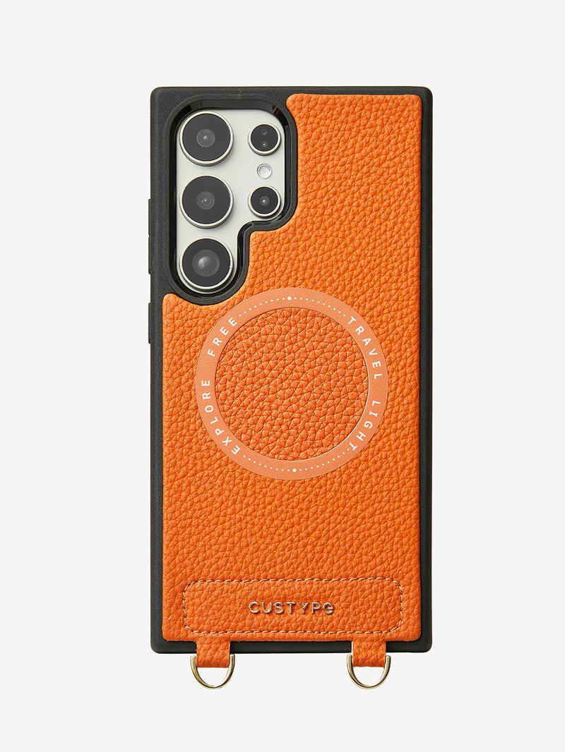 Unique Design Set- Samsung Galaxy Detachable Wireless Charging Phone Case AirPods Pouch Set-Mobile Phone Cases-DETACHABLE WALLET & PHONE POUCH-Beige-Samsung S24 Ultra-Custype