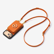 Original Design Set- iPhone Crossbody Case with Magnetic Card Holder-Mobile Phone Cases-DETACHABLE WALLET & WIRELESS CHARGING