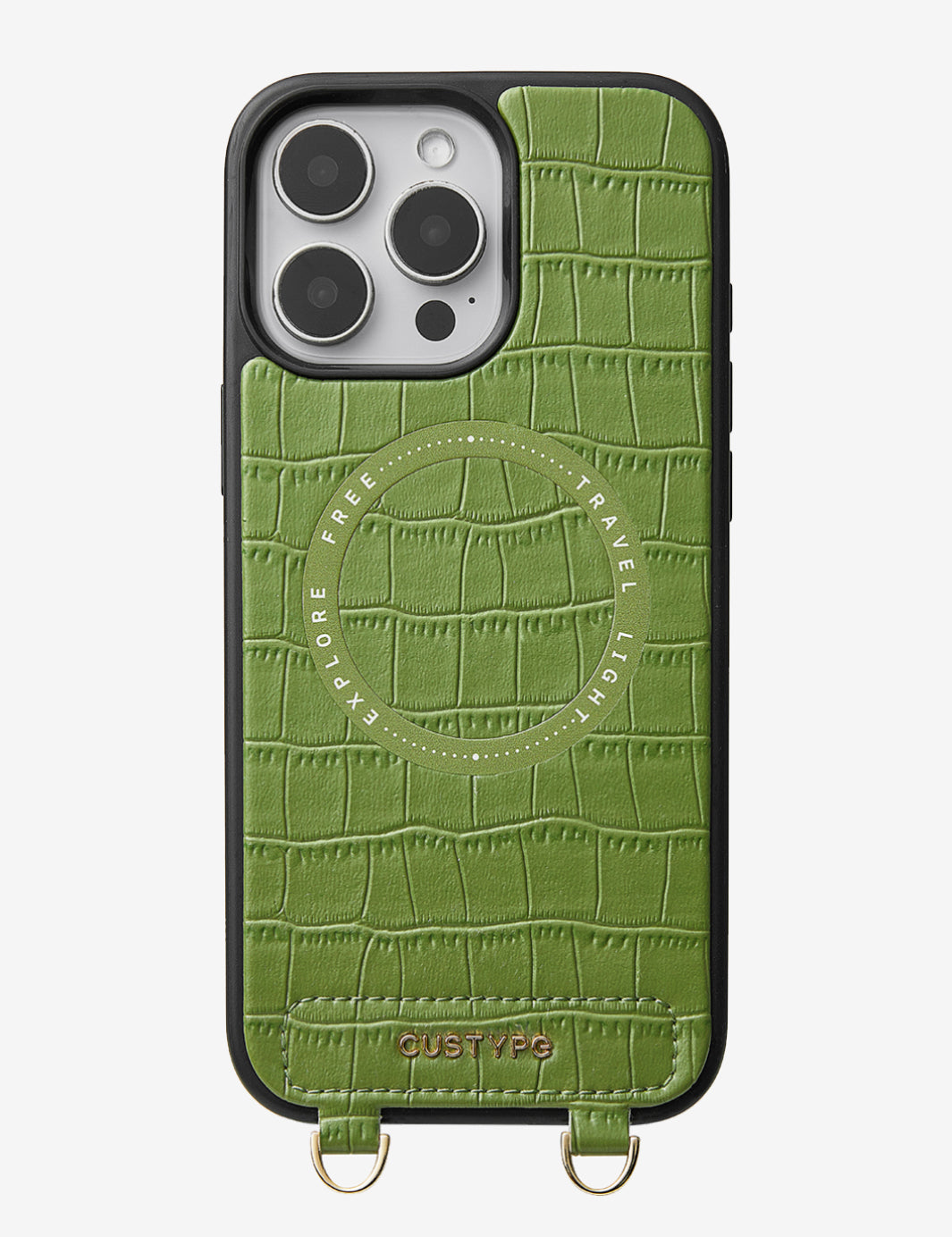 Crocodile Craft Set- Detachable Wireless Charging Wallet Phone Case-Mobile Phone Cases-DETACHABLE WALLET & WIRELESS CHARGING-Custype