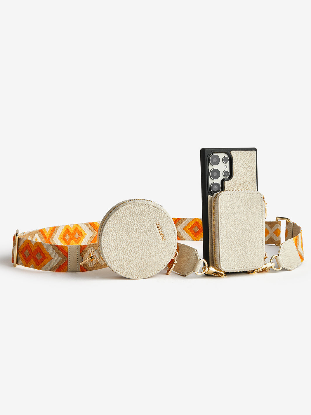 Unique Design Set- Wireless Charging Webbing Crossbody