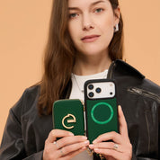 Allure Chain Series- Lanyard Magnetic Wallet Phone Case with Finger Holder-Mobile Phone Cases-DETACHABLE WALLET & WIRELESS CHARGING