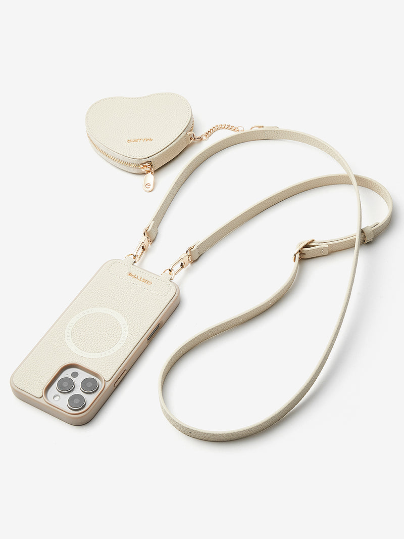 zipper heart pouch iPhone 16 Pro
