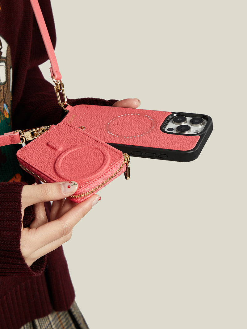 best iphone wallet case magsafe iphone case pink
