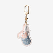 Elena Amo- Animal Theme Phone Charms-Mobile Phone Accessories-METAL HOOK & MICROFIBER LEATHER-Rabbit-Custype