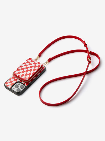 Print Style Trend- iPhone Strap Magsafe Compatible Case with Card Holder