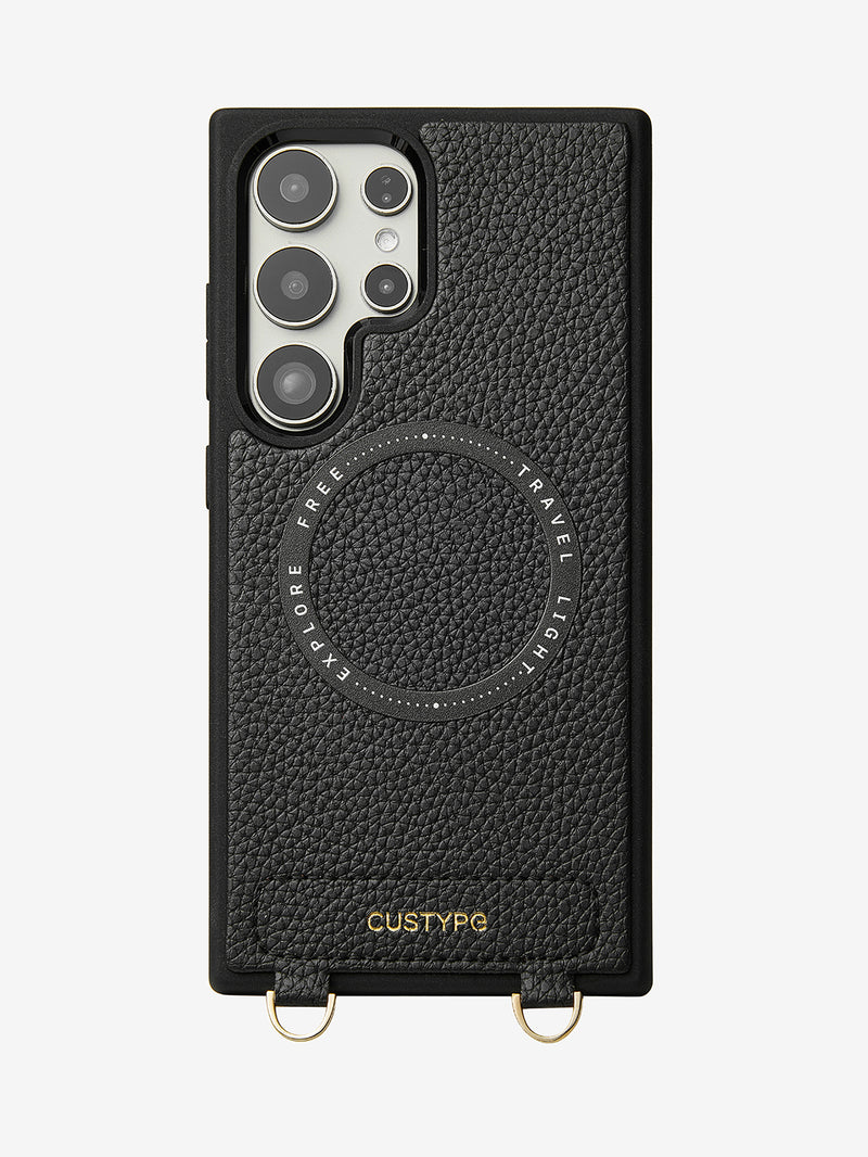 Unique Design Set- Samsung Galaxy Detachable Wireless Charging Phone Case AirPods Pouch Set-Mobile Phone Cases-DETACHABLE WALLET & PHONE POUCH-Beige-Samsung S24 Ultra-Custype