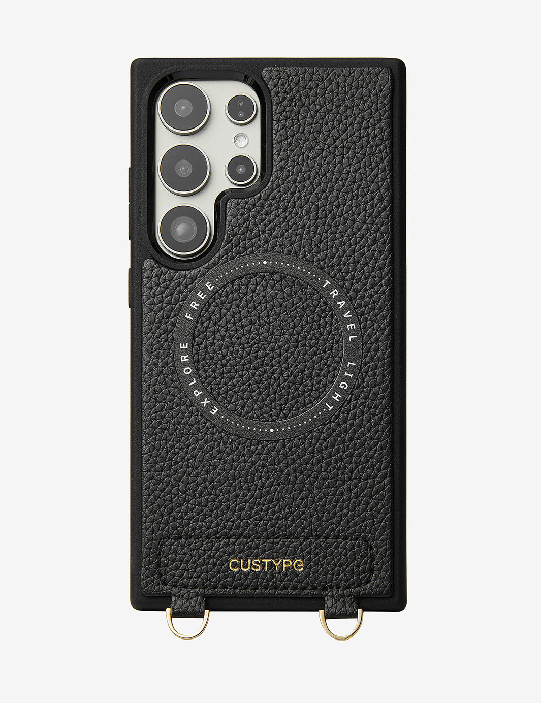 Unique Design Set- Samsung Galaxy Detachable Wireless Charging Phone Case AirPods Pouch Set-Mobile Phone Cases-DETACHABLE WALLET & PHONE POUCH-Beige-Samsung S24 Ultra-Custype