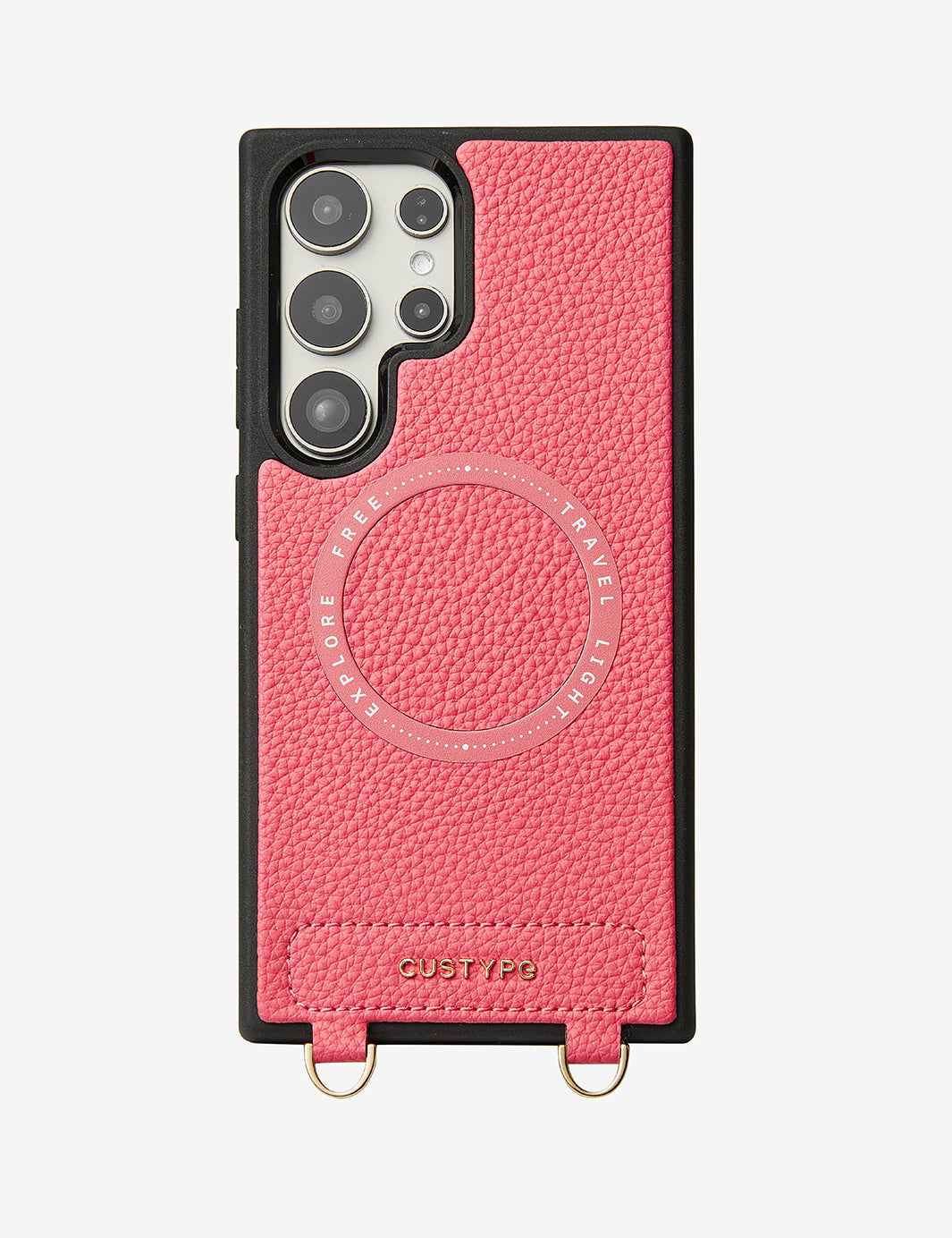 Unique Design Set- Samsung Galaxy Detachable Wireless Charging Phone Case AirPods Pouch Set-Mobile Phone Cases-DETACHABLE WALLET & PHONE POUCH-Beige-Samsung S24 Ultra-Custype