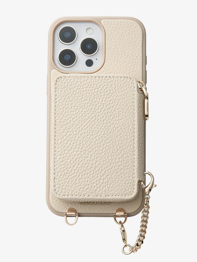 Beige crossbody case
