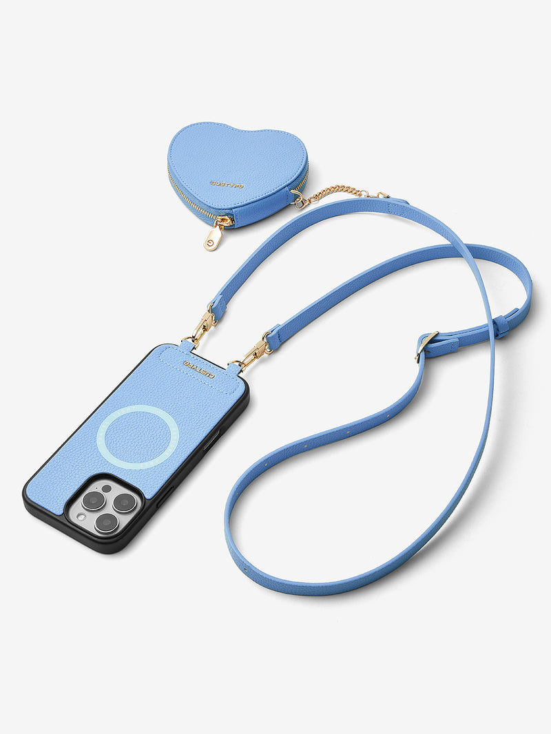 best iphone covers zipper heart pouch
Blue
