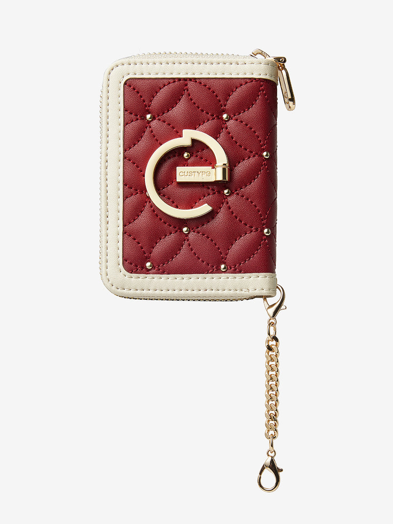 Embroidery Craft Set- Detachable Wireless Charging Crossbody Wallet Phone Case Round Pouch Set-Mobile Phone Cases-DETACHABLE WALLET & ROUND POUCH-Custype