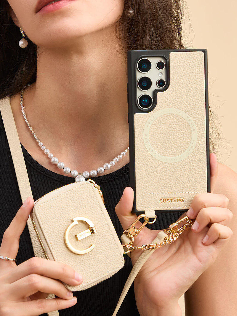 Original Design Set- Samsung Galaxy Magsafe Phone Case With Round Pouch Set-Custype