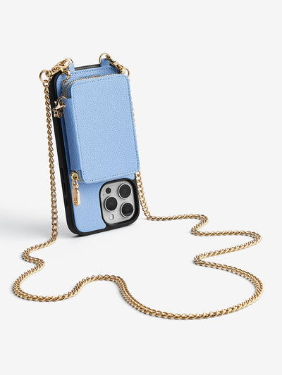 Trendy Chain Series- Magsafe Compatible Wallet Case with Strap for iPhone